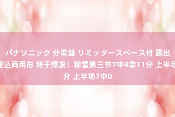 パナソニック 分電盤 リミッタースペース付 露出・半埋込両用形 终于爆发！穆雷第三节7中4拿11分 上半场7中0